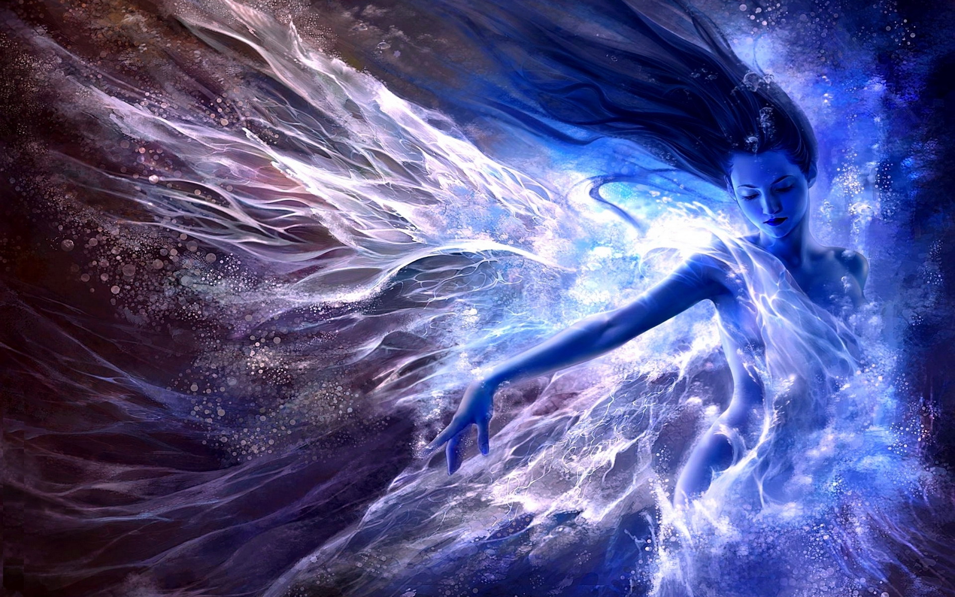 women-water-blue-fantasy-art